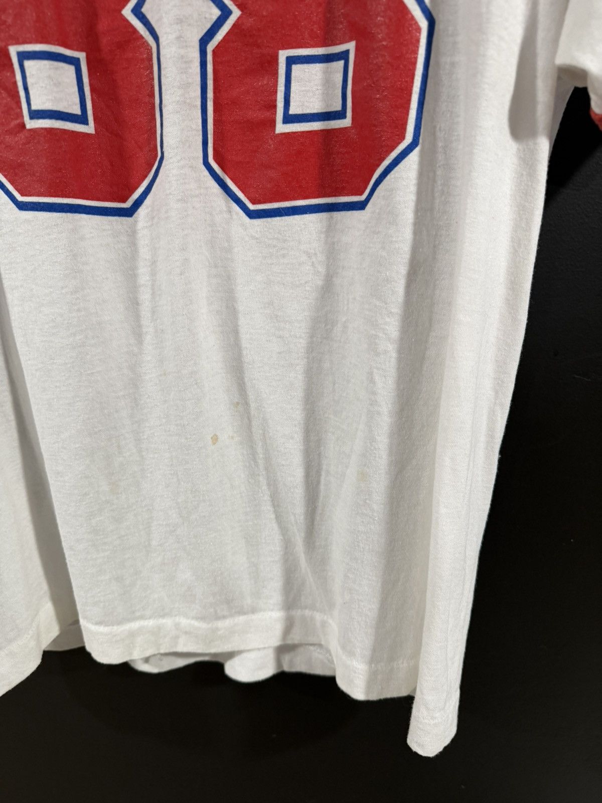 Vintage 1980s Vintage Las Vegas 88 Single Stitch Grunge Ringer Tee L Size US L / EU 52-54 / 3 - 6 Thumbnail