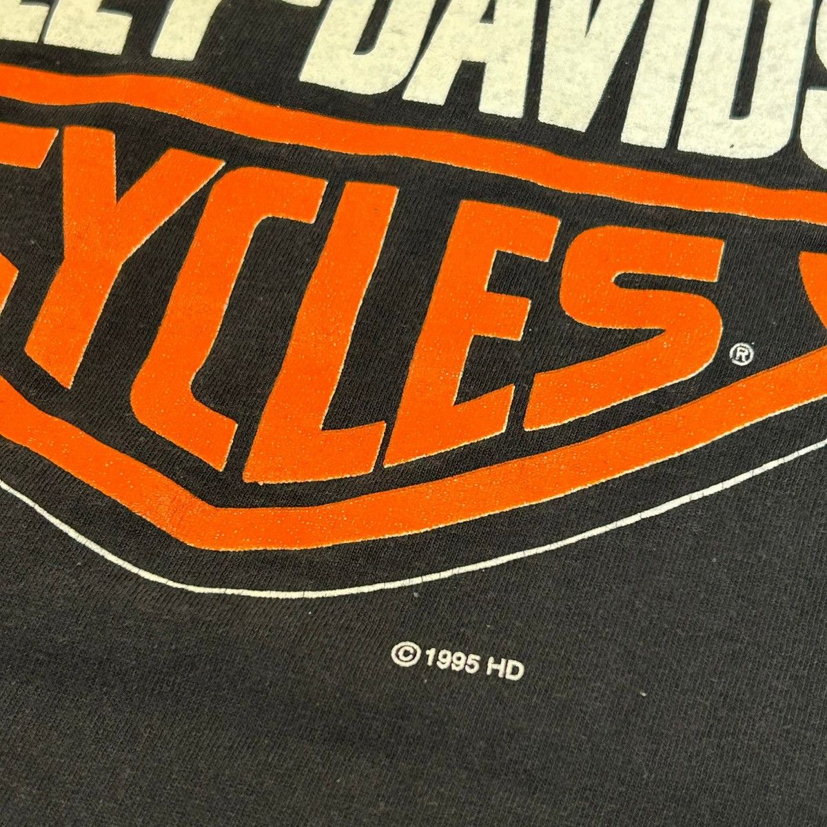 Harley Davidson 1995 Harley Davidson Bald Eagle RARE Vintage Graphic T Shirt Size US L / EU 52-54 / 3 - 8 Thumbnail