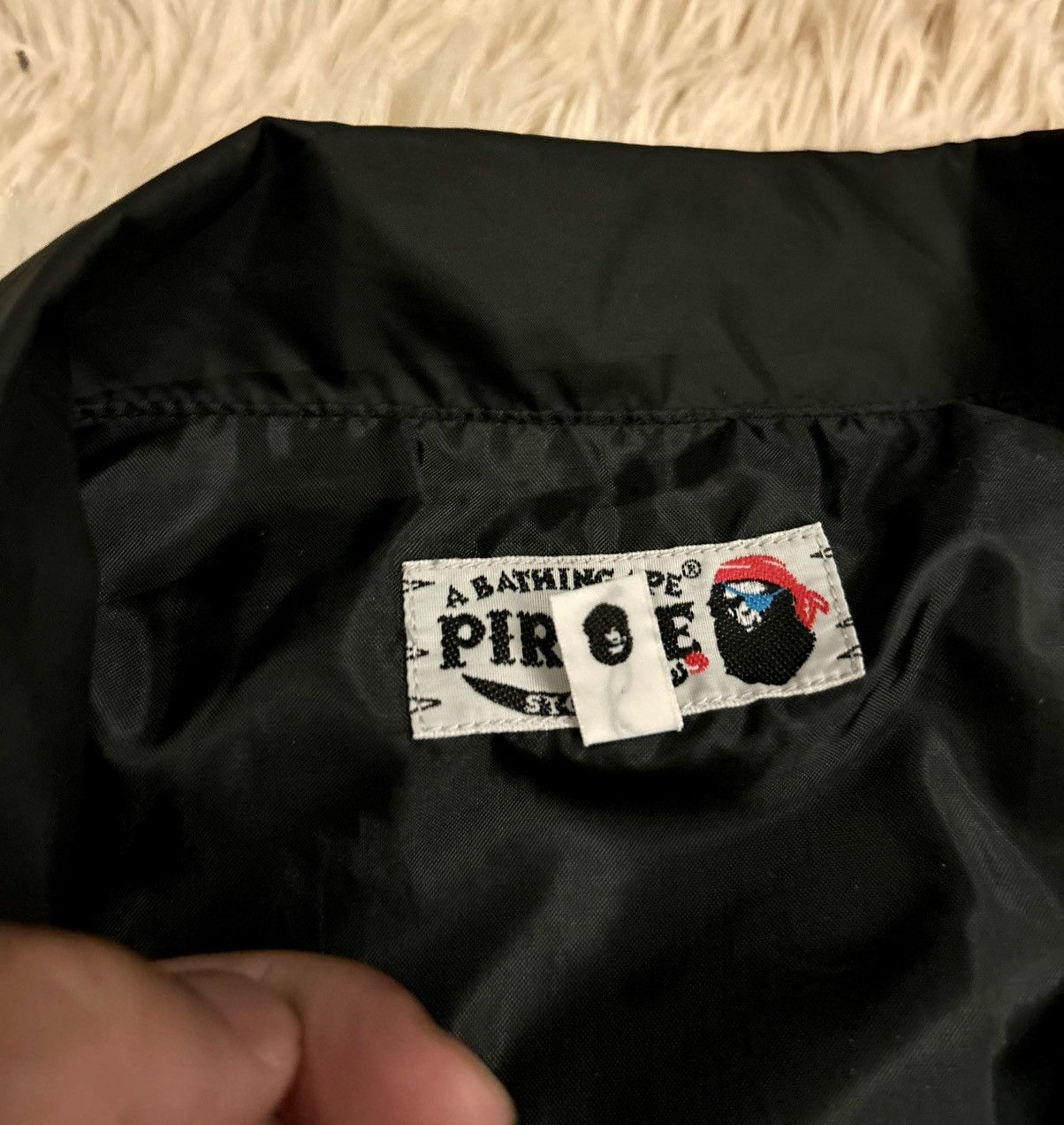 Bape 💥RARE💥 BAPE BABY MILO PIRATE BUTTON UP COACH JACKET Size US M / EU 48-50 / 2 - 10 Thumbnail
