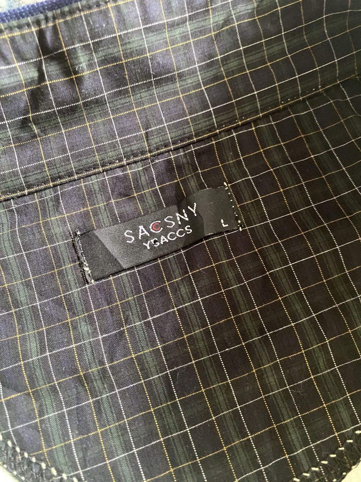 Japanese Brand × Y's for Men × Yohji Yamamoto Sacsny Y'saccs Half Zipper Sweatshirt by Yohji yamamoto Size US L / EU 52-54 / 3 - 3 Thumbnail