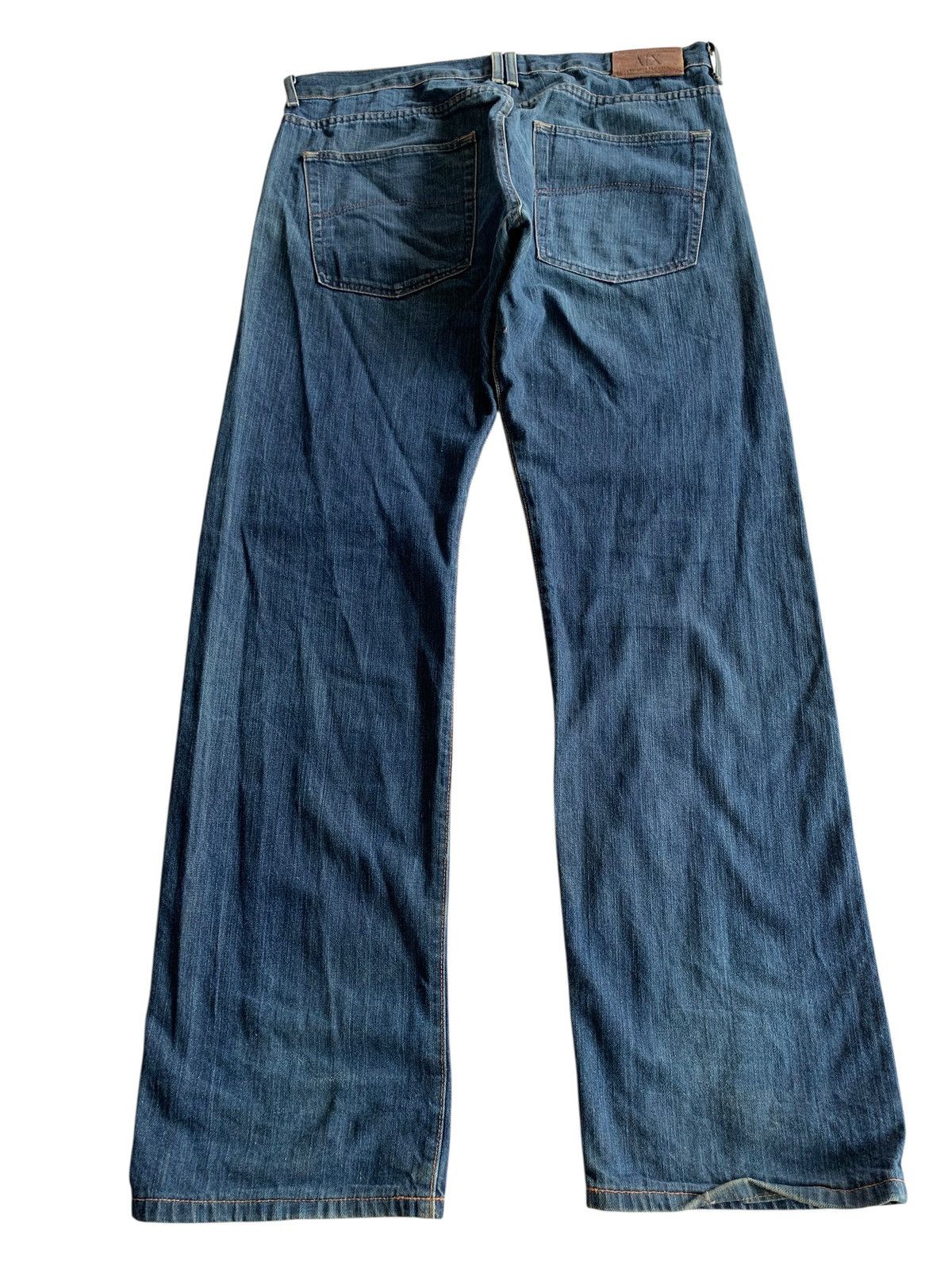Armani Exchange VINTAGE AX ARMANI EXCHANGE SELVEDGE USA FADED DENIM Size US 37 - 3 Thumbnail