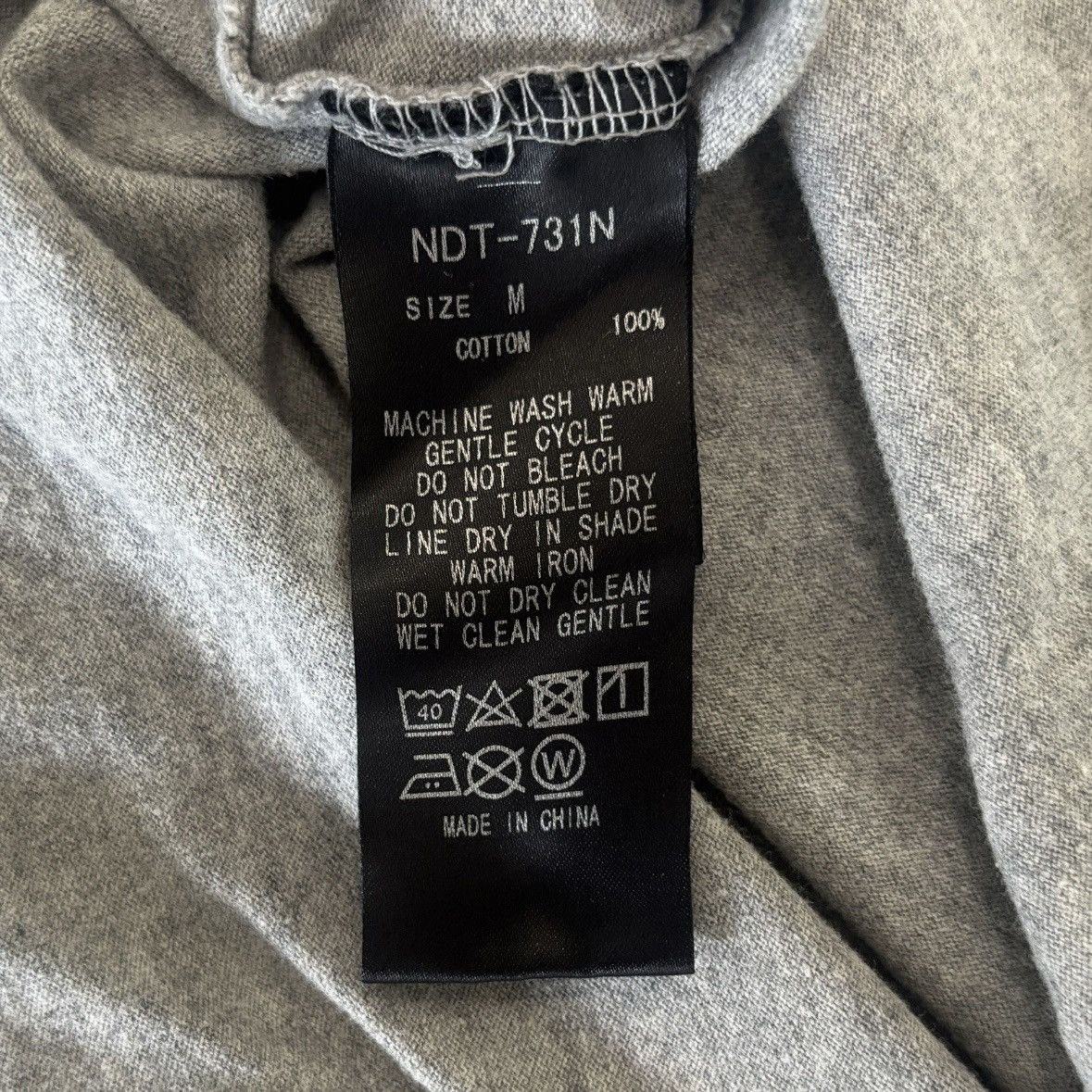 Number (N)ine Number (N)ine Musical Letter Grey T-Shirt Size Medium Size US M / EU 48-50 / 2 - 5 Thumbnail