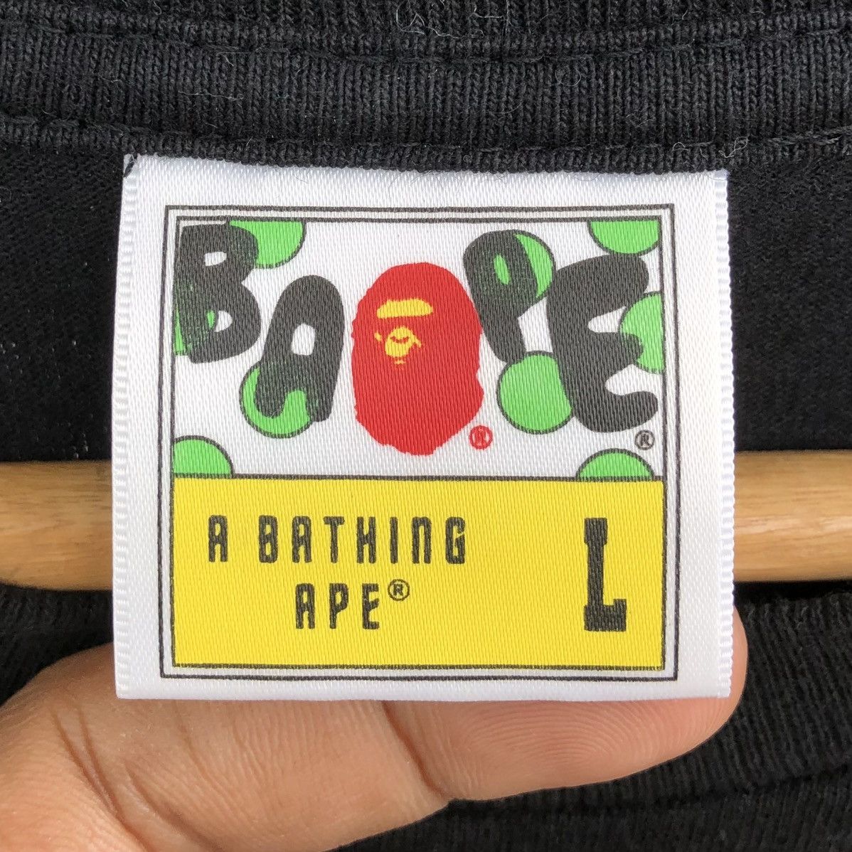 Bape × Porter OG BAPE x Porter Stand Tee Black Short Sleeve Size US L / EU 52-54 / 3 - 15 Thumbnail