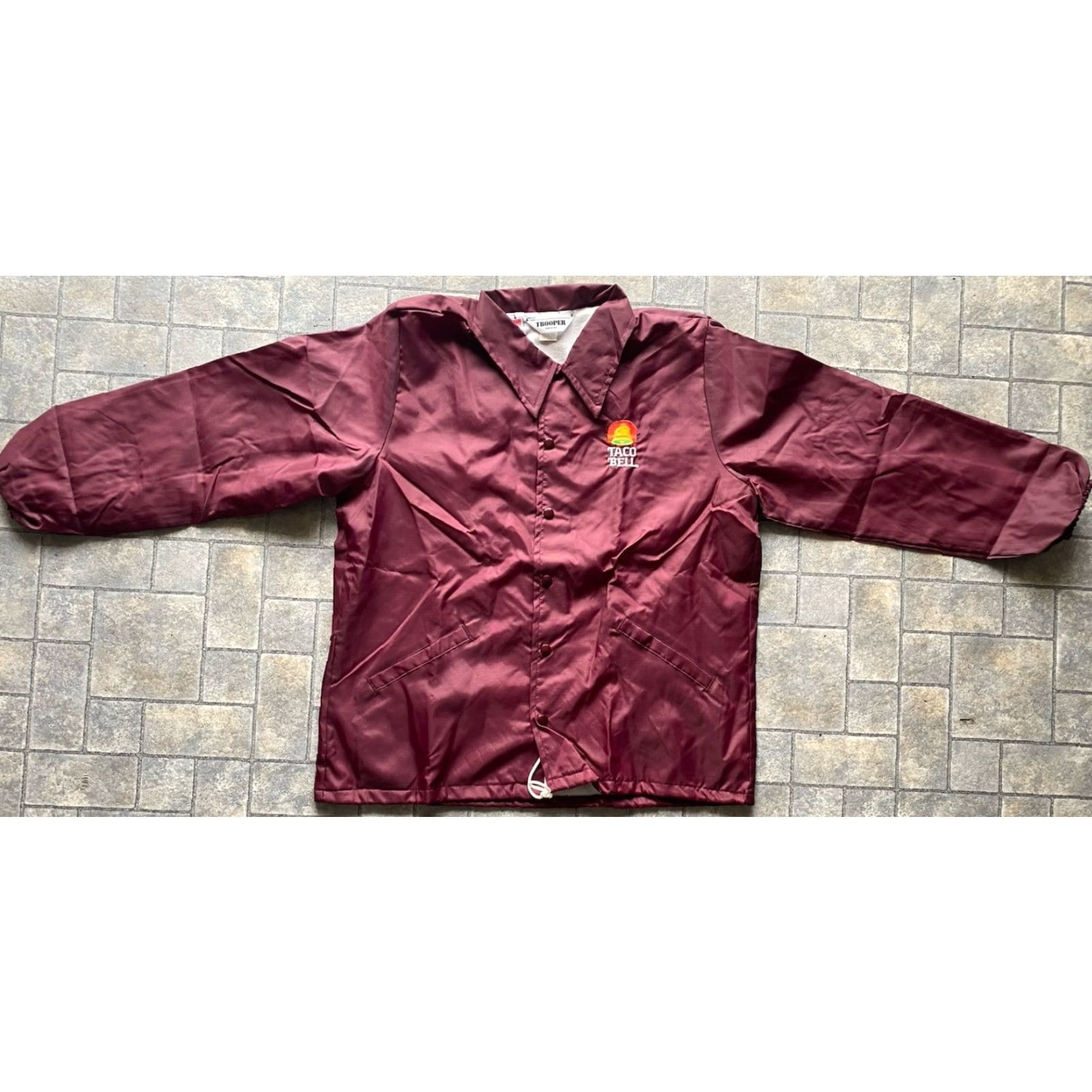 Roper VINTAGE Trooper Jacket Red Men’s Large Nylon Polyester VTG Made In USA Jacket Mens L Red Nylon Polyester VTG Taco Bell Size US L / EU 52-54 / 3 - 2 Thumbnail