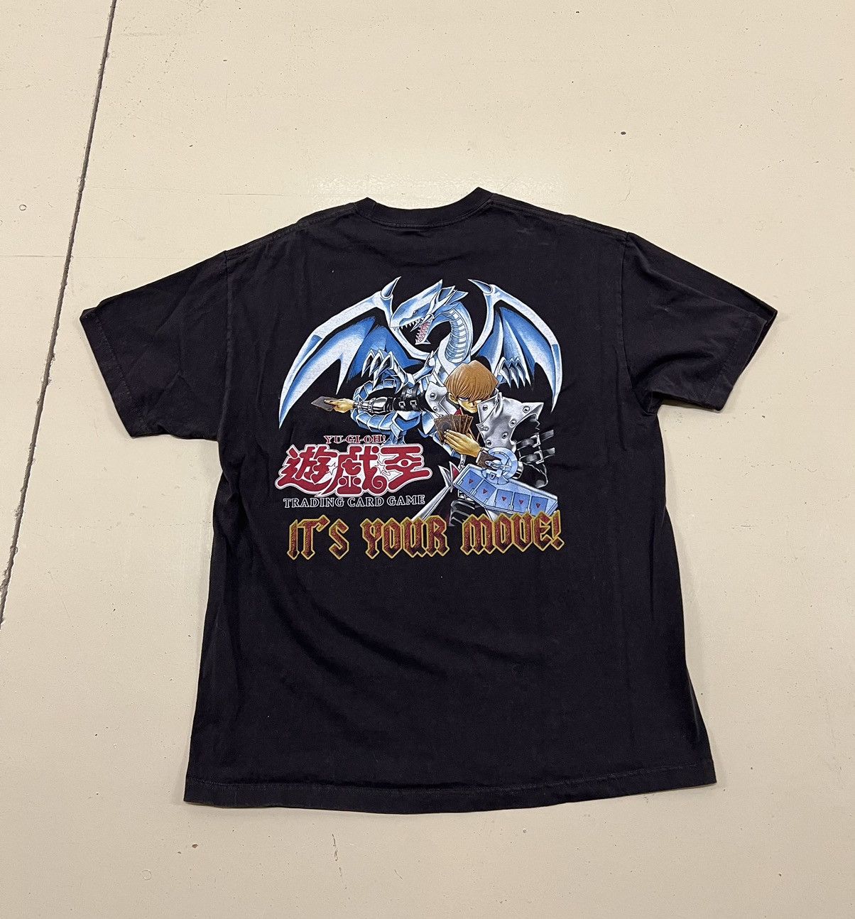 Other Vintage Yugioh Blue Eyes White Dragon Tee Shirt Size US XL / EU 56 / 4 - 7 Thumbnail