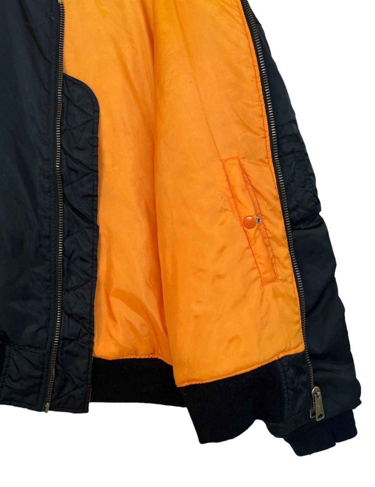Vintage Vintage USAF MA-1 Military Flight Black Bomber Jacket Large Size US L / EU 52-54 / 3 - 7 Thumbnail