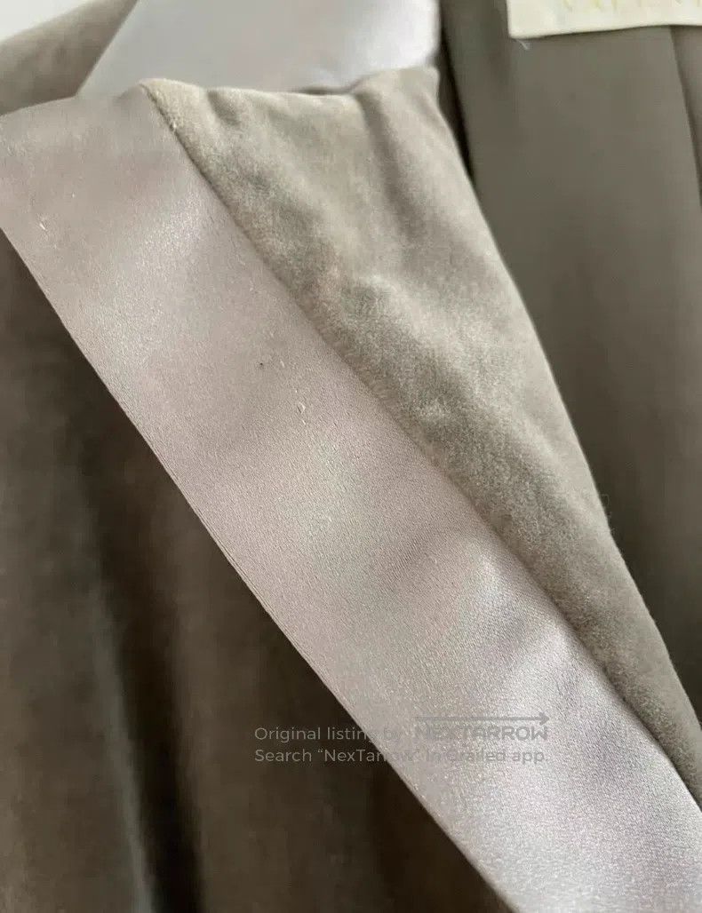 Valentino Valentino Grey velvet jacket Size S / US 4 / IT 40 - 5 Thumbnail