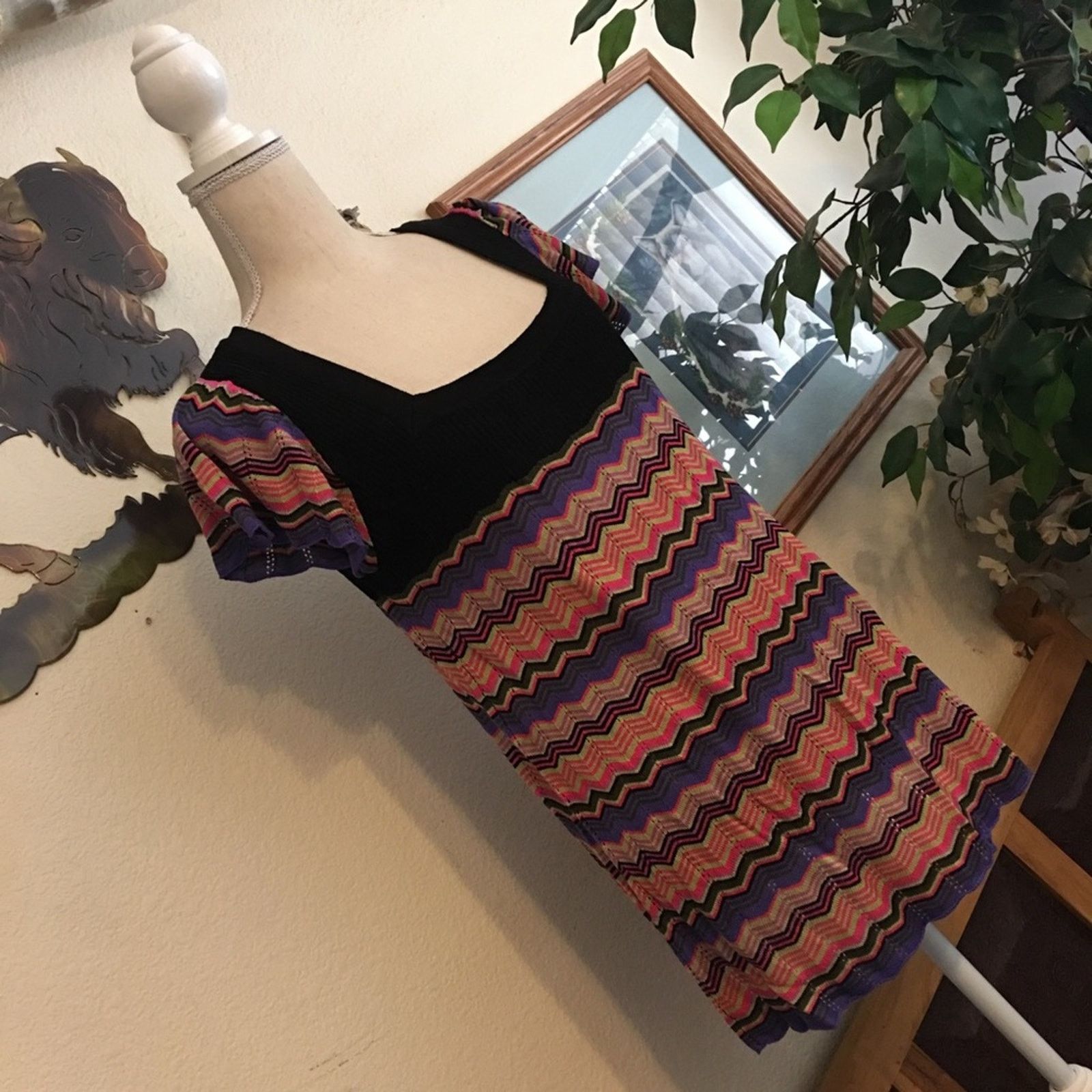 Other RXB Soft chevron design tunic top stretchy NWT L Size L / US 10 / IT 46 - 2 Thumbnail