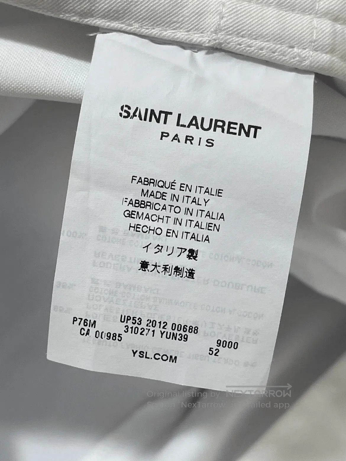 Saint Laurent Paris Sz 52 Saint Laurent Paris Plain Kaki Pants. Size US 36 / EU 52 - 8 Thumbnail