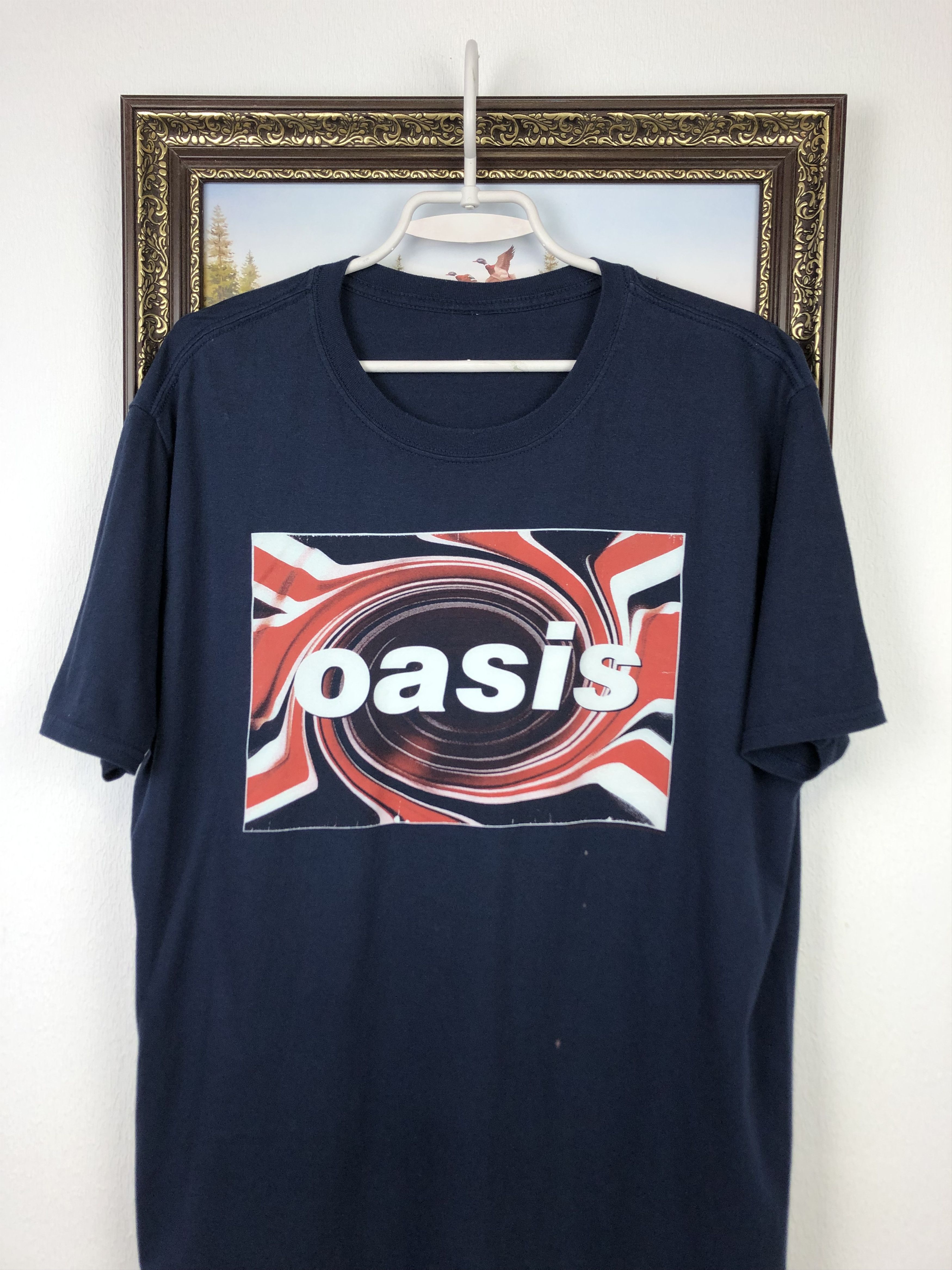 Band Tees Vintage Oasis Band Shirt Big Logo Tee Over Print Mens Rare Size US L / EU 52-54 / 3 - 2 Thumbnail