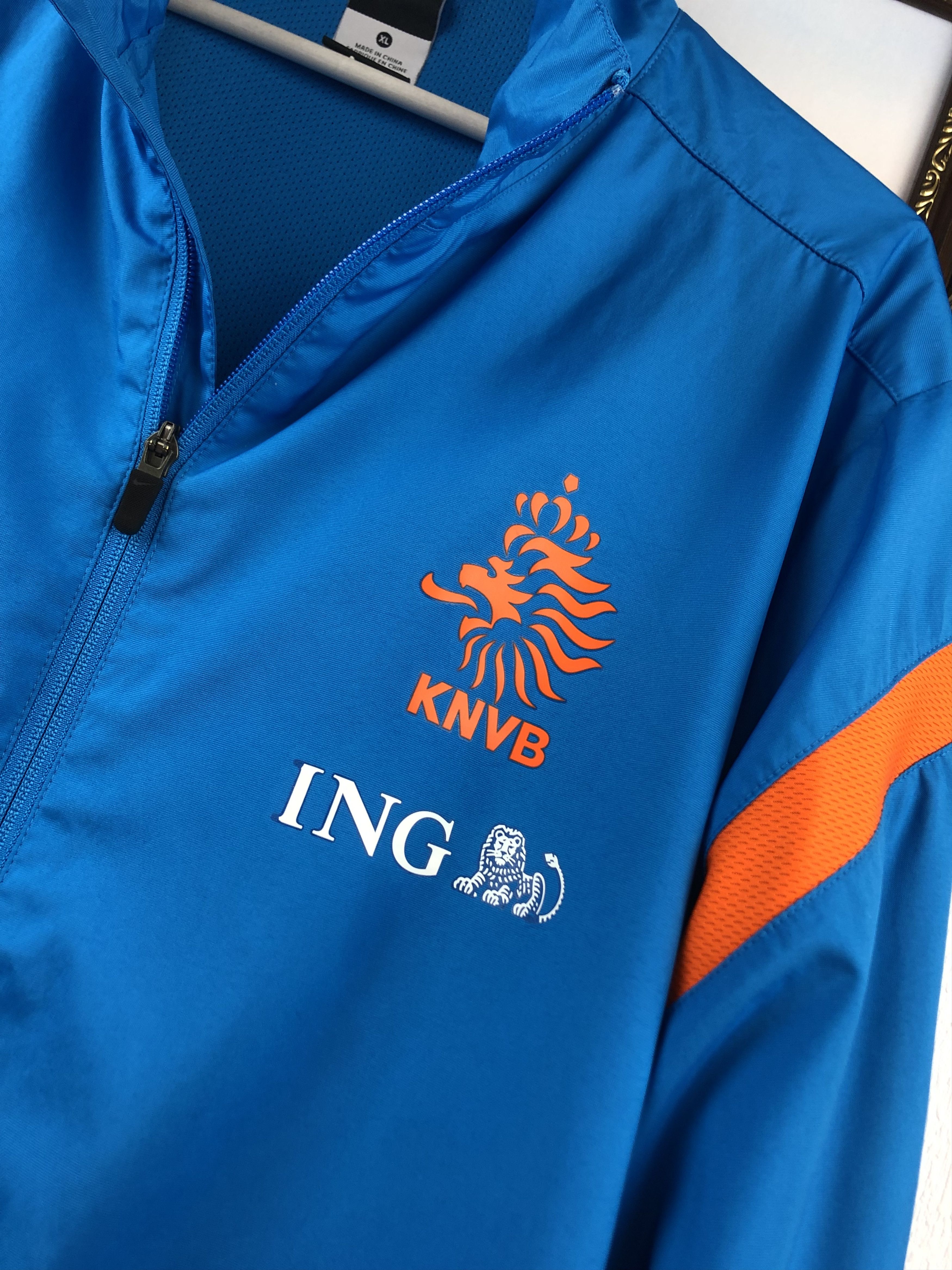 Nike Netherlands Holland Football Jacket Track Top Windbreaker Size US XL / EU 56 / 4 - 5 Thumbnail