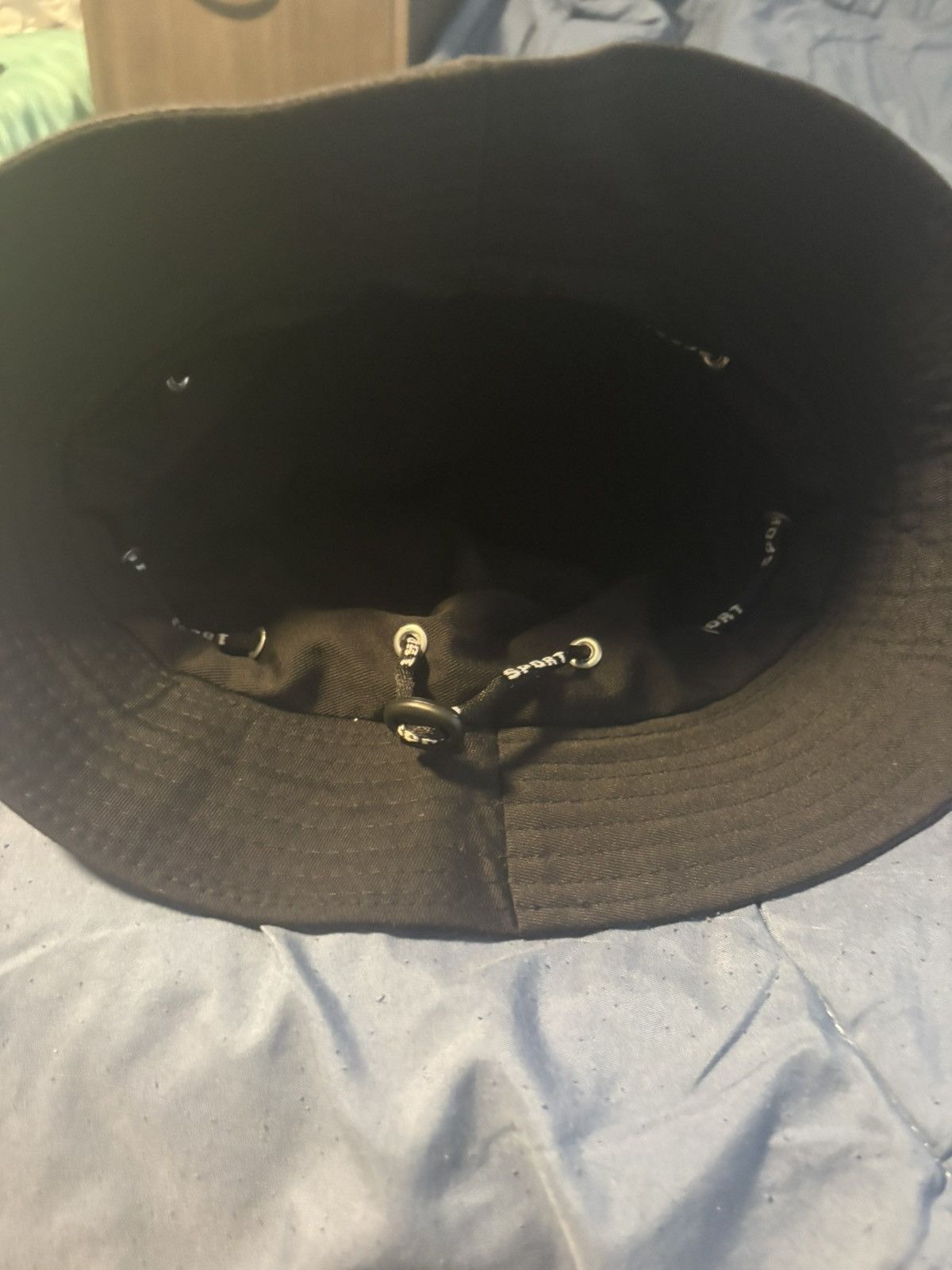 Other Black Bucket Hat Men Casual Solid Summer Adjustable One Size Size ONE SIZE - 7 Thumbnail
