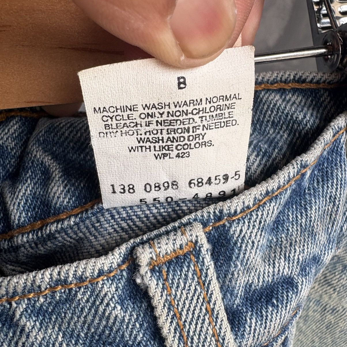 Levi's Vintage Levis 550 Jeans Mens 36x30 Relaxed Fit 90 Denim Blue Size US 36 / EU 52 - 6 Thumbnail