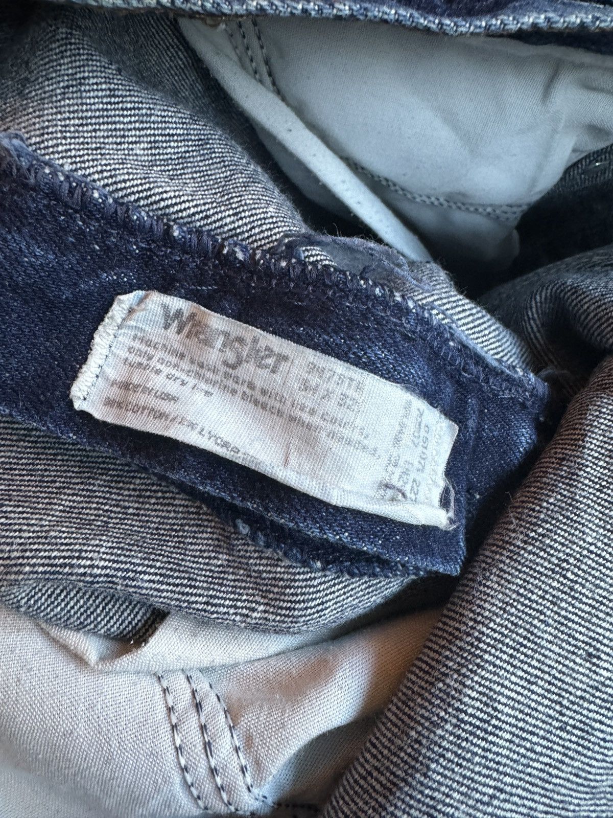 Vintage × Wrangler Dark Wash Straight Leg Jeans Size US 32 / EU 48 - 8 Thumbnail