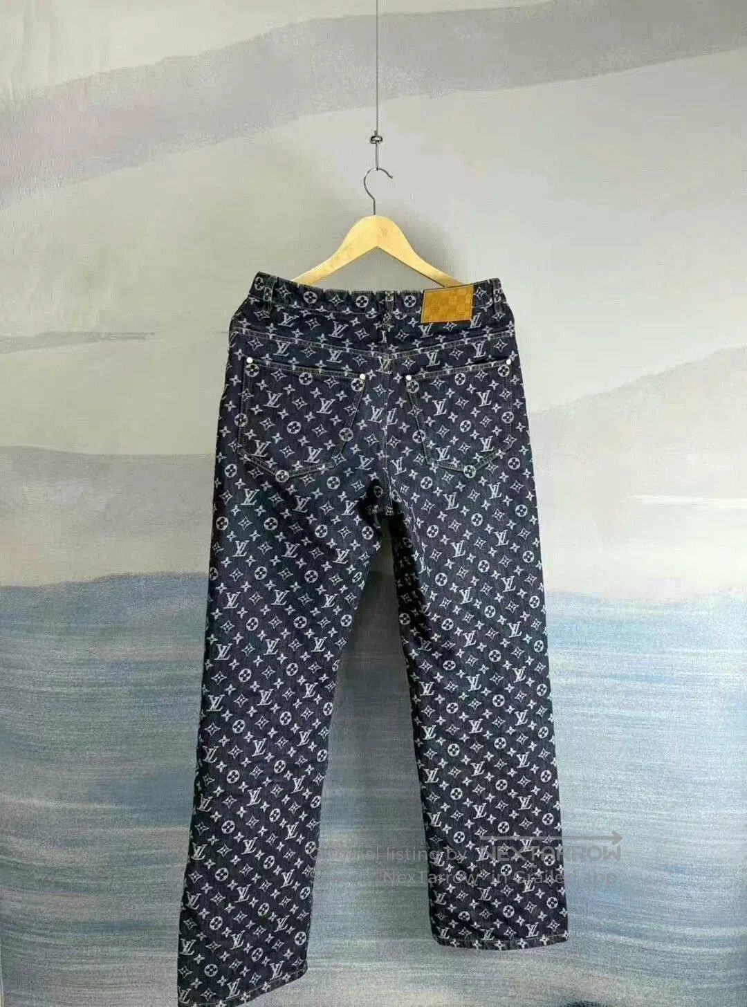 Louis Vuitton louis vuitton x timberland blue embroidered jeans. Size US 28 / EU 44 - 3 Thumbnail