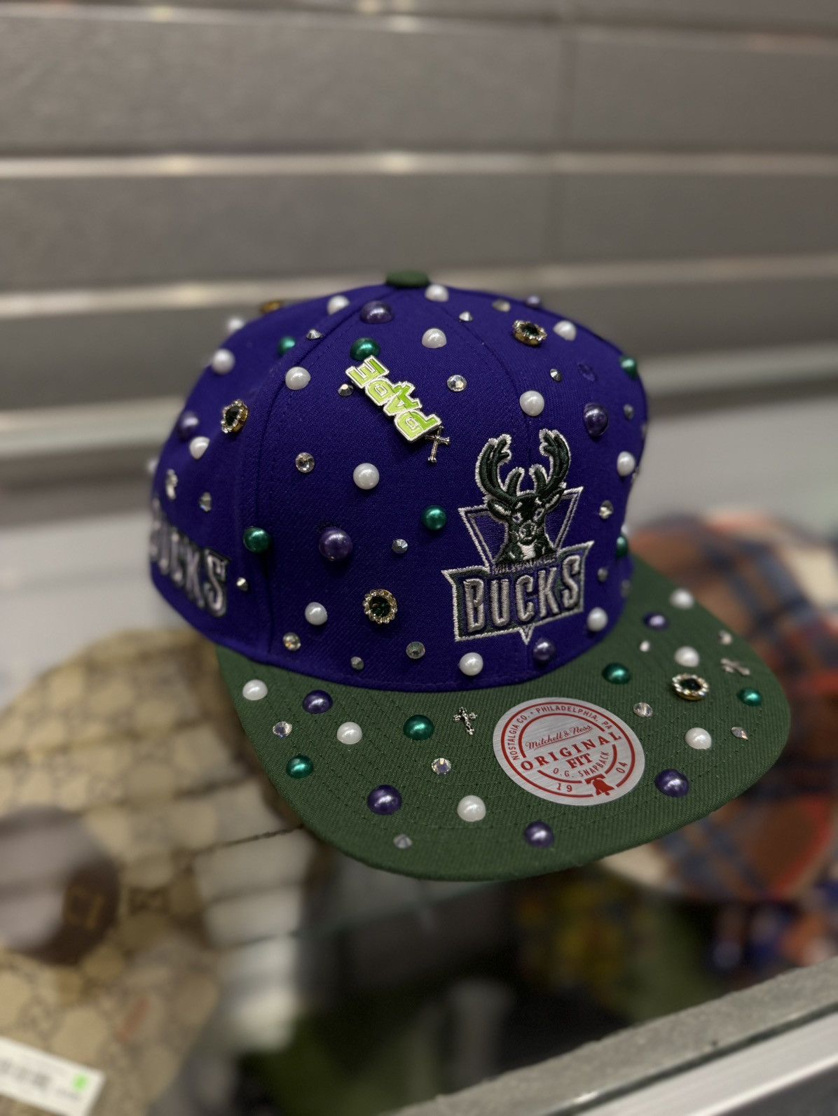 Other PAPE Snapback Hat Stone Crystal Brand New Size ONE SIZE - 2 Thumbnail