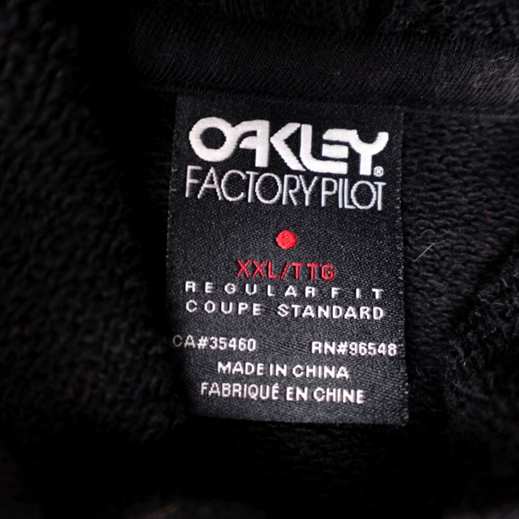 Oakley Oakley Factory Pilot Hoodie Mens 2XL Black Full Zip Heavyweight Y2K Jacket Size US XXL / EU 58 / 5 - 2 Thumbnail