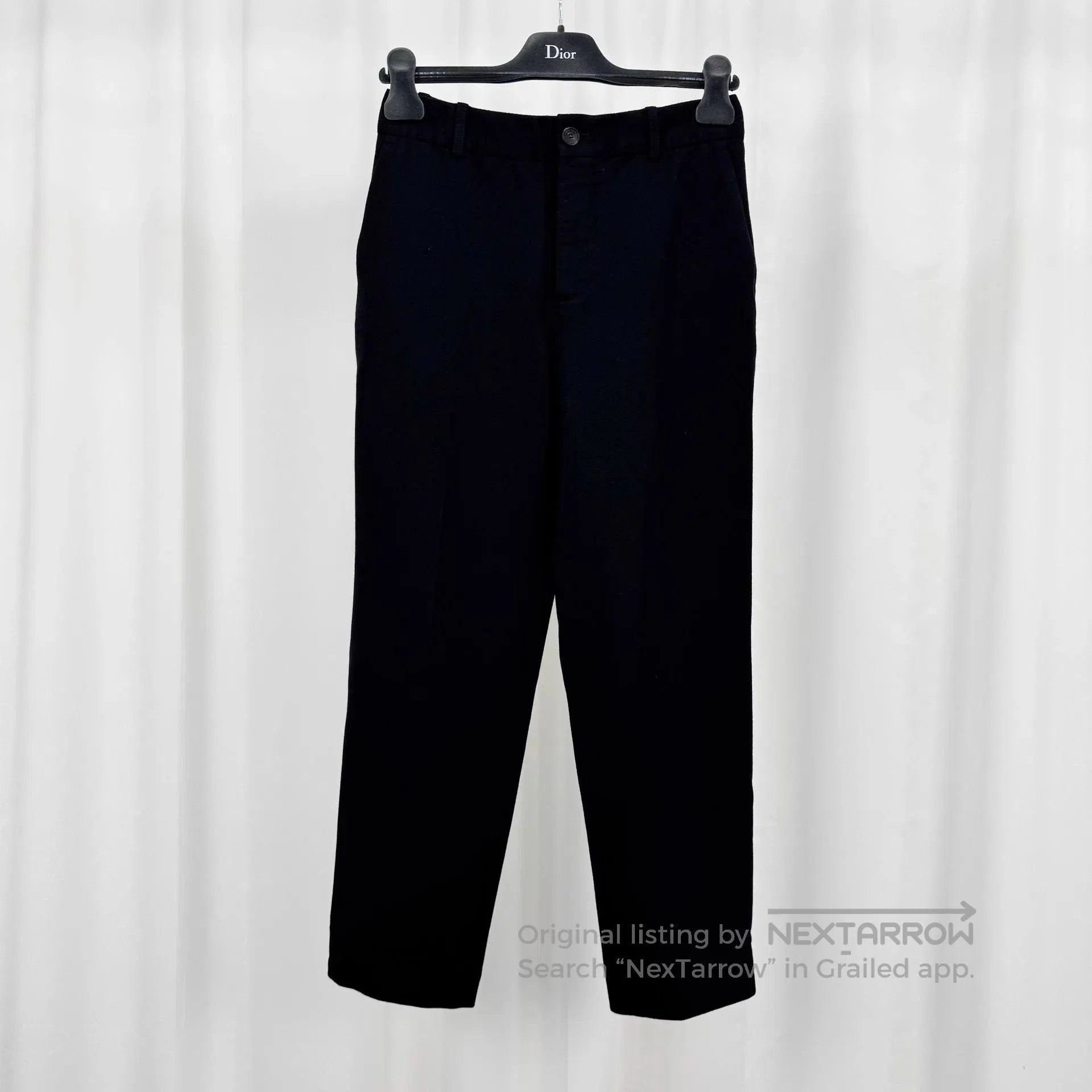 Balenciaga Balenciaga Black wool casual pants| | Grailed
