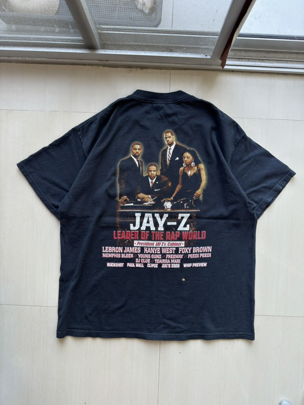 Rap Tees Jay-Z Kanye West LeBron James XXL Magazine Clipse 2005 Shirt Size US XL / EU 56 / 4 - 2 Thumbnail