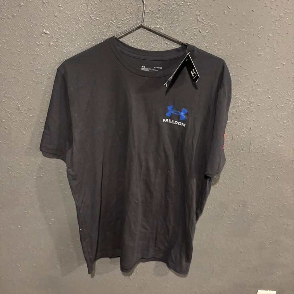 Under Armour Under Armour Men's Black Freedom Tee Size US XL / EU 56 / 4 - 4 Thumbnail