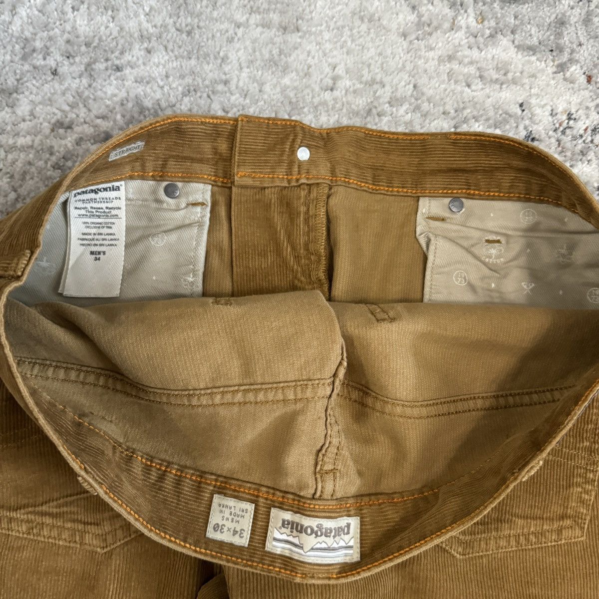 Patagonia × Vintage Vintage Y2K Patagonia wide leg iron clad corduroy pants Size US 34 / EU 50 - 4 Thumbnail