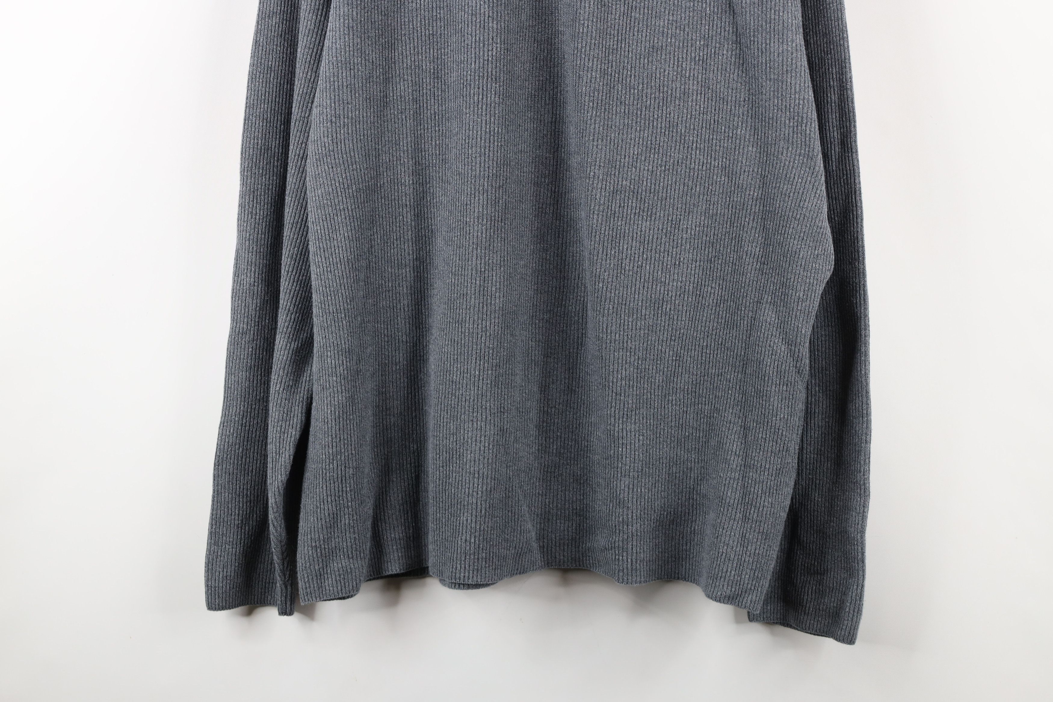 Eddie Bauer × Vintage Vintage 90s Eddie Bauer Collared Pullover Sweater Gray Size US XL / EU 56 / 4 - 3 Thumbnail