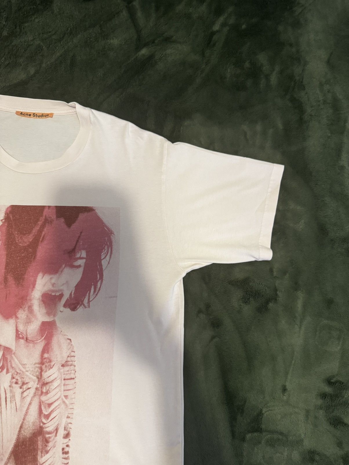 Acne Studios Acne Studios, Pink Graphic Tee Size US S / EU 44-46 / 1 - 5 Thumbnail