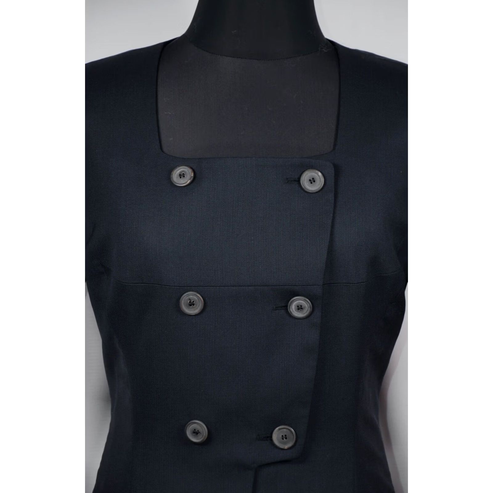 Jil Sander Jil Sander Jacket Women's Size 36 Silk Wool Blue Vintage? No (JIL SANDER) Shirt? Size XS / US 0-2 / IT 36-38 - 4 Thumbnail