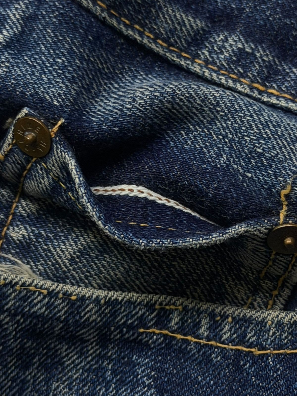 Denime Vintage 90s Denime Lot 66 Selvedge Denim Jeans Japan | W29 Size US 29 - 10 Thumbnail