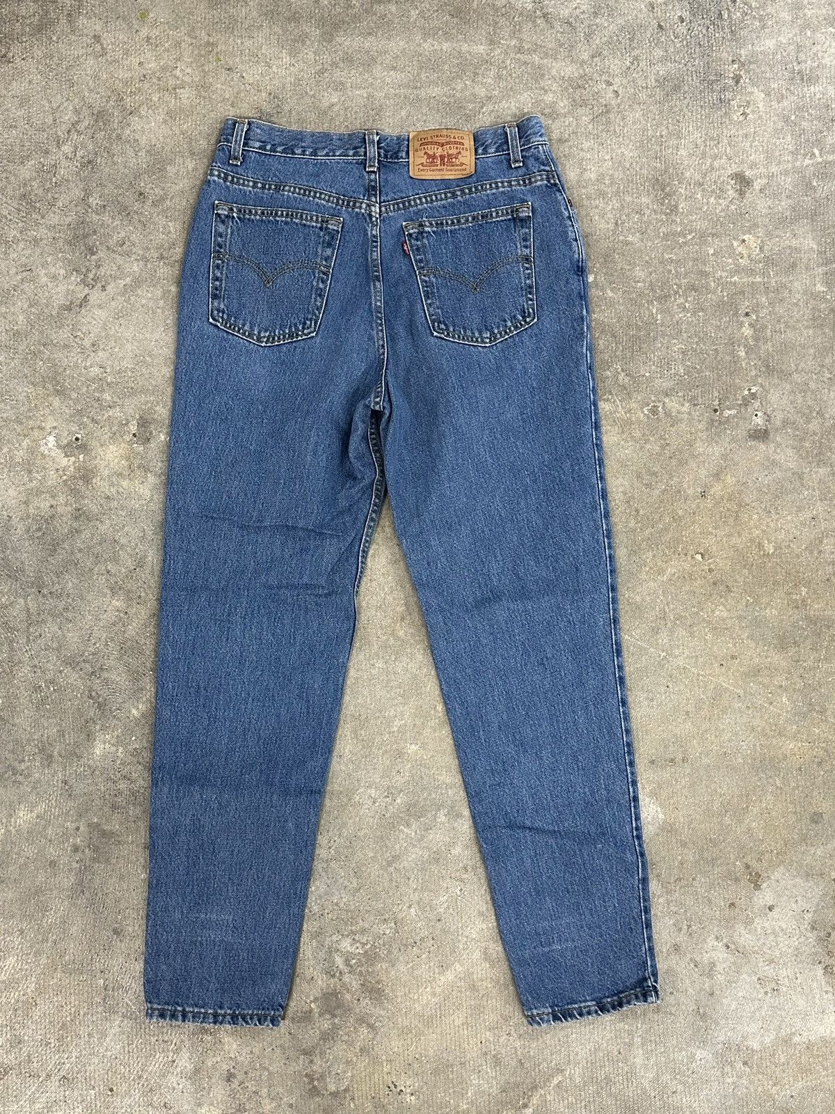 Levi's × Vintage Vintage 90s Levi’s 512 Denim Tab Blue Jeans Size 32 Size US 32 / EU 48 - 5 Thumbnail