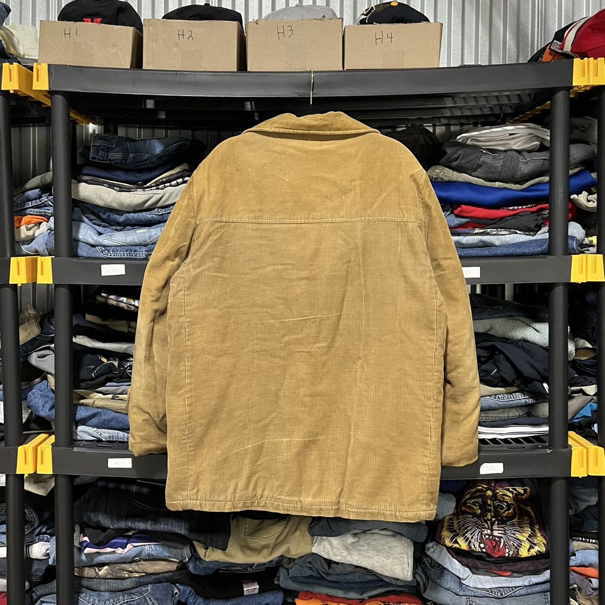 Schott VINTAGE PERFECTO SCHOTT CORDUROY HUTNING JACKET 70s 80s Size US XL / EU 56 / 4 - 2 Thumbnail