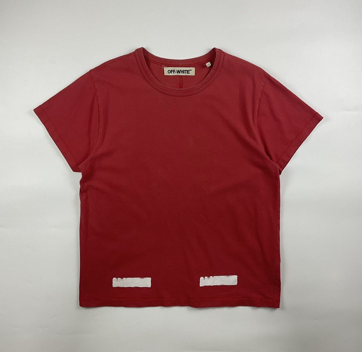 Off-White Off White Brushed Diagonal Oversized Shirt Size US M / EU 48-50 / 2 - 2 Thumbnail
