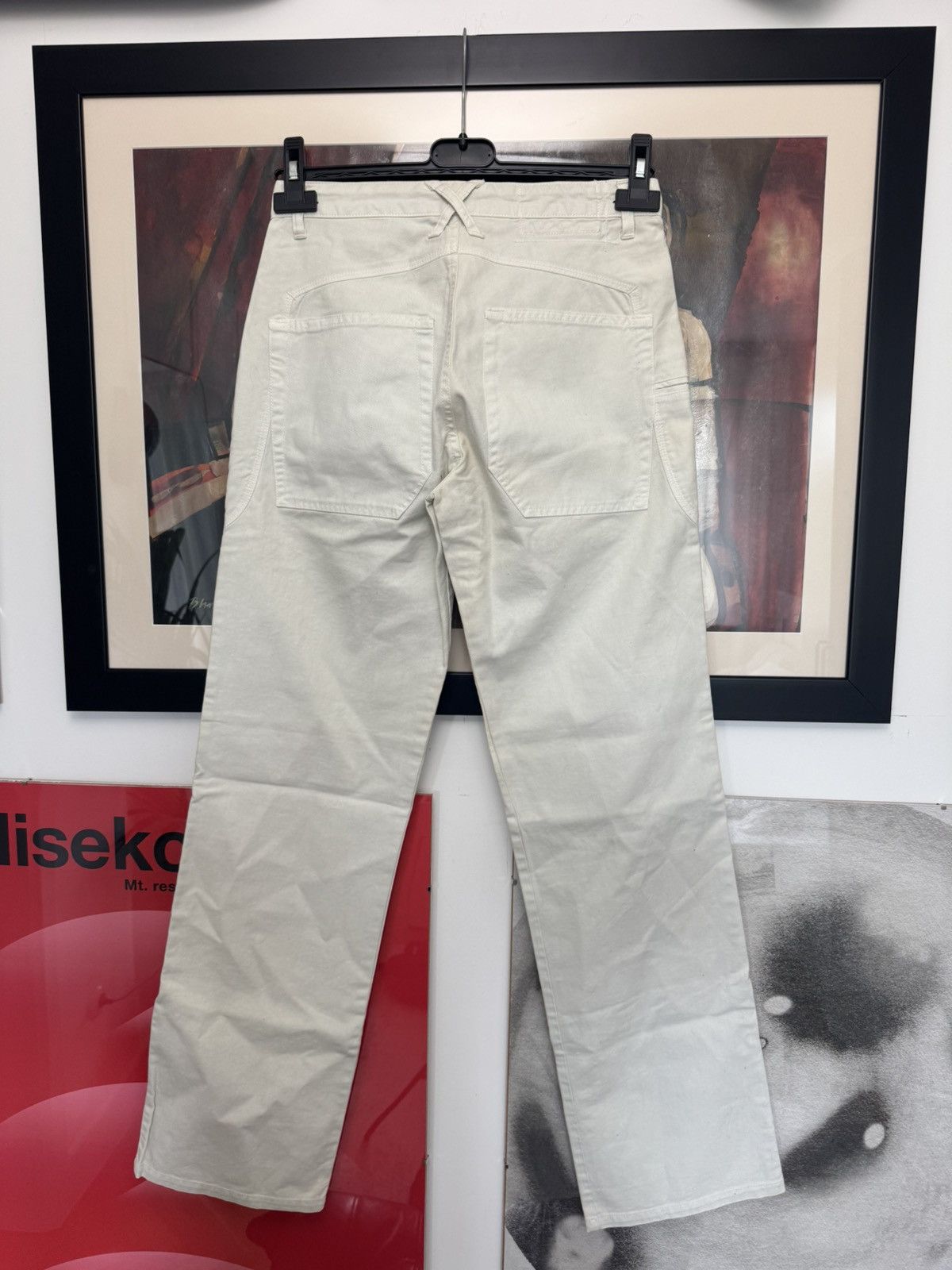 Marithe + Francois Girbaud Marithé + François Girbaud White Pants Archive Rare Vintage Size US 29 - 2 Thumbnail
