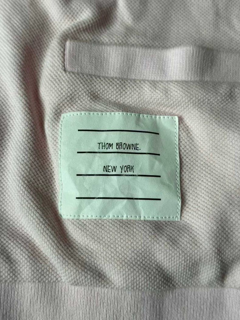 Thom Browne Thom Browne Pink striped cardigan Size L / US 10 / IT 46 - 4 Thumbnail