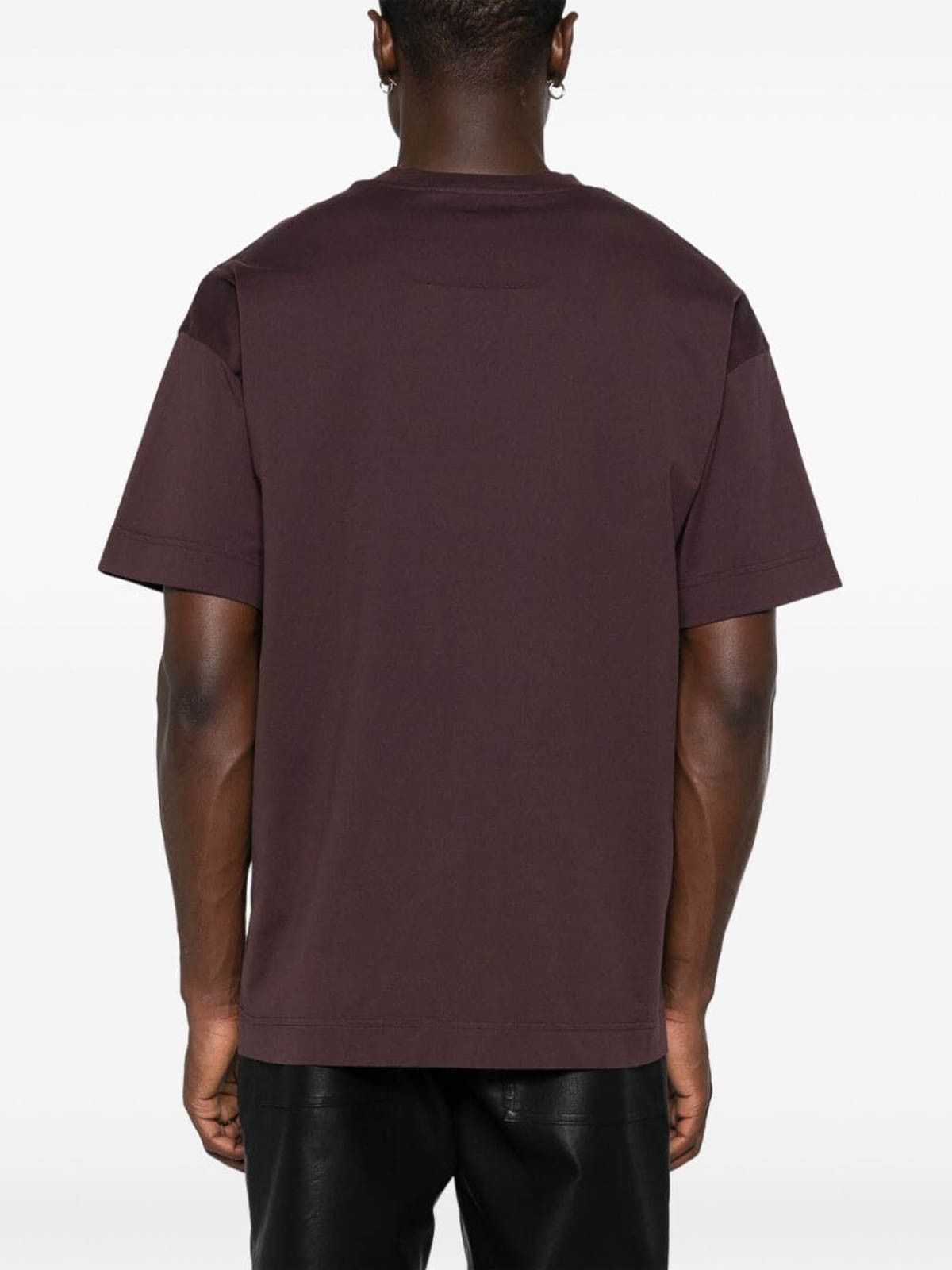 Givenchy o1w1db10426 Standard Short Sleeve T-Shirt in Burgundy Size US XL / EU 56 / 4 - 3 Thumbnail