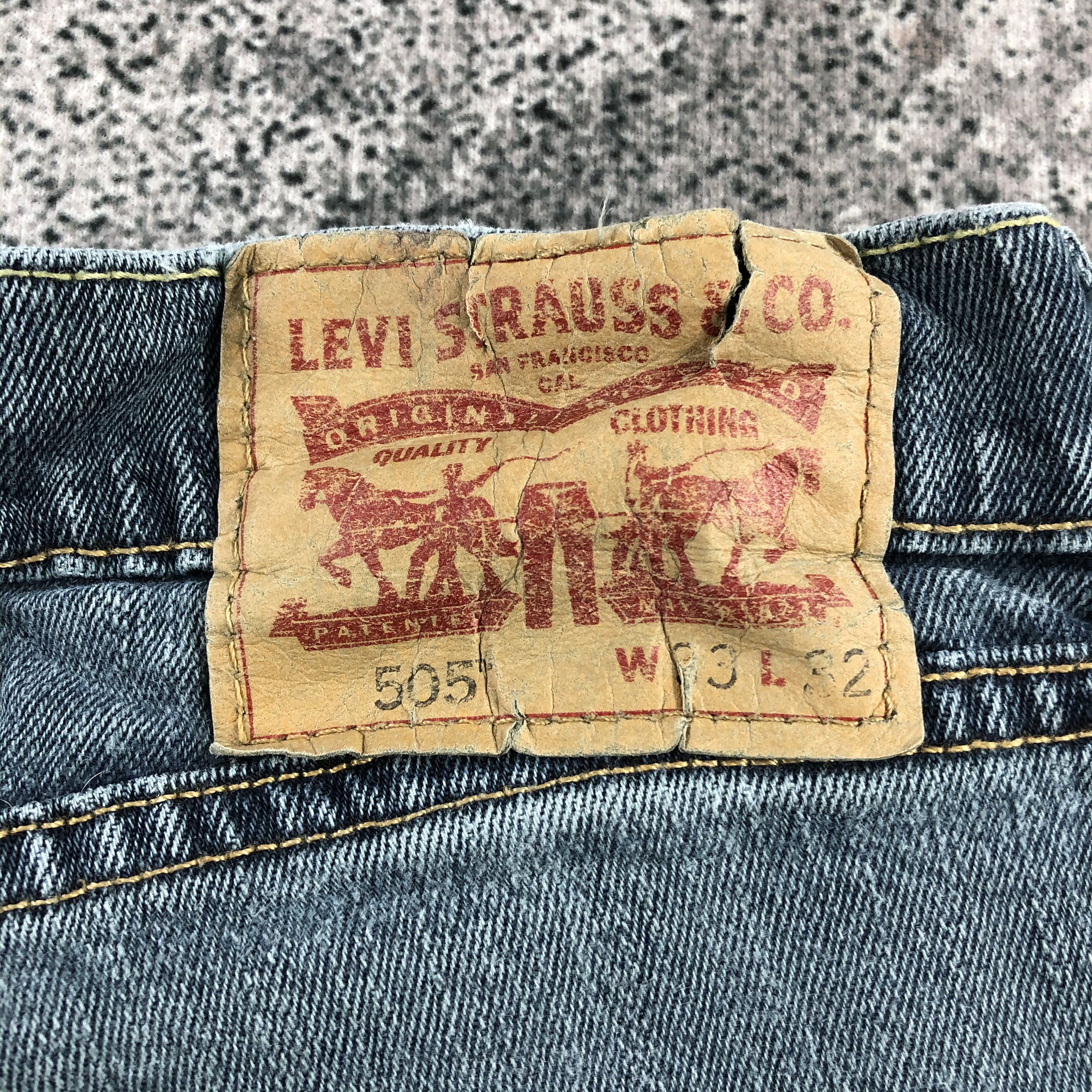 Levi's Vintage Levi's 505 Jeans Released Hem Denim KJ781 Size US 34 / EU 50 - 5 Thumbnail