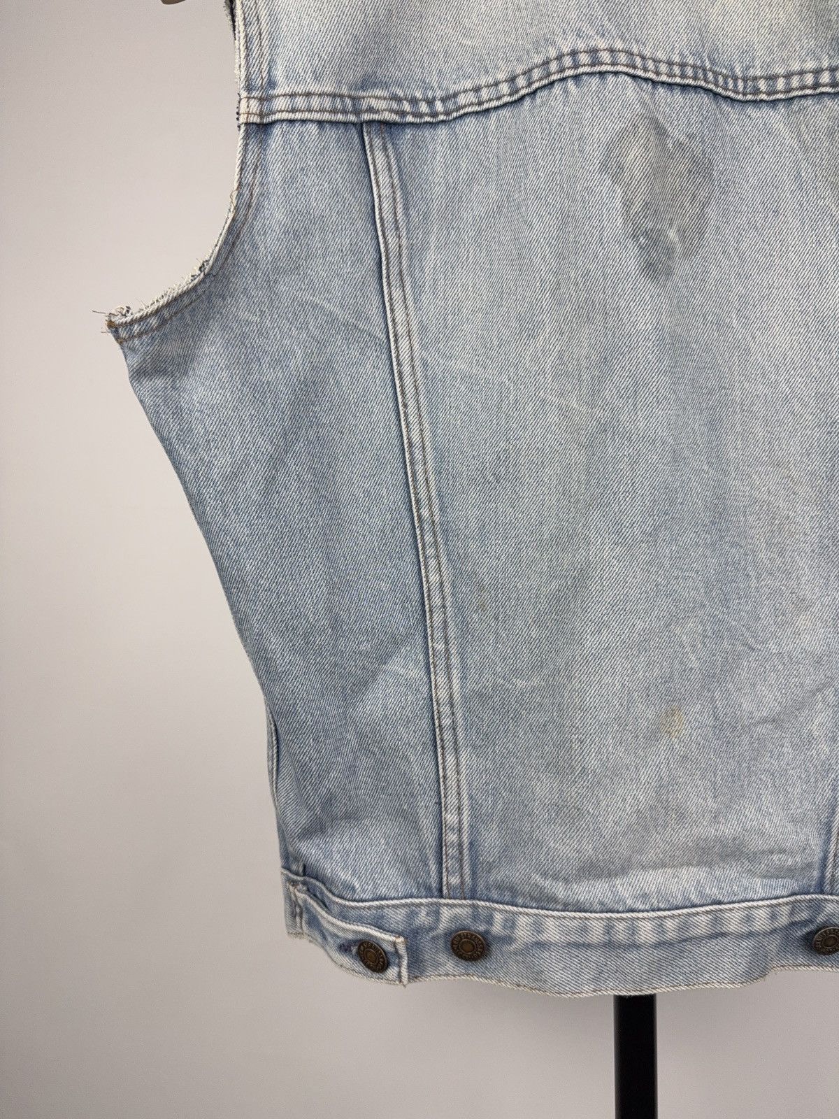 Levi's Vintage Clothing Vintage 80s Archive Retro Levi’s Denim Vest Made in France Size M / US 6-8 / IT 42-44 - 11 Thumbnail