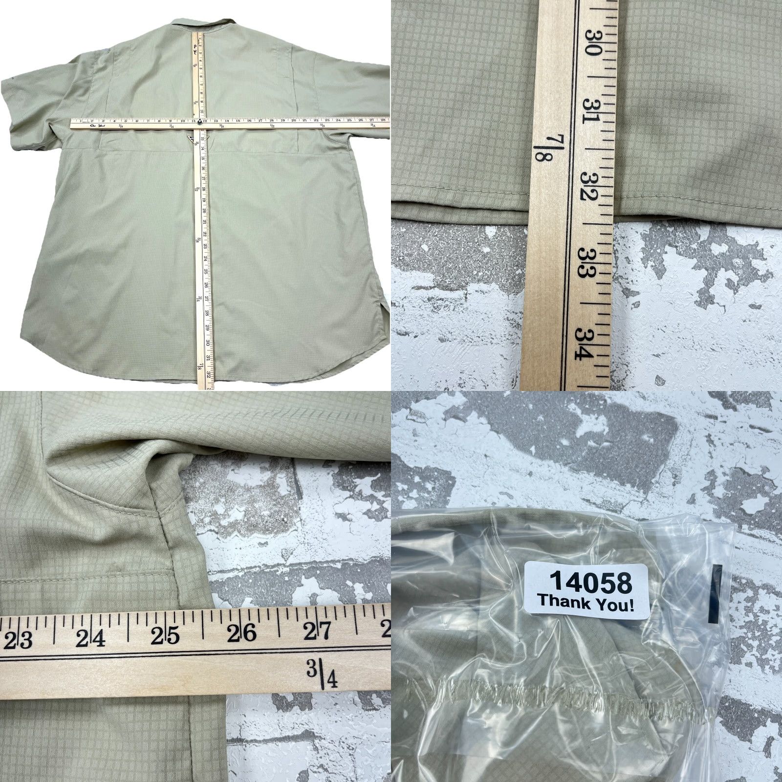 Vintage Columbia PFG Shirt Men XL Tan Khaki Button-Up Performance Fish Gear Safari Size US XL / EU 56 / 4 - 8 Thumbnail