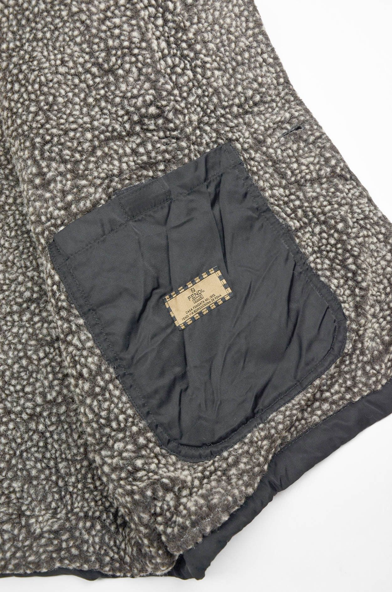 Fendi Fendi Club Vintage Black Overcoat – Size 50 Size US L / EU 52-54 / 3 - 8 Thumbnail