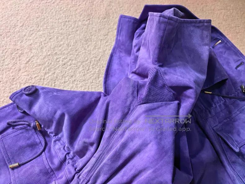 Loro Piana Loro Piana Lady Suede Short Sleeve Jacket Size XS / US 0-2 / IT 36-38 - 7 Thumbnail