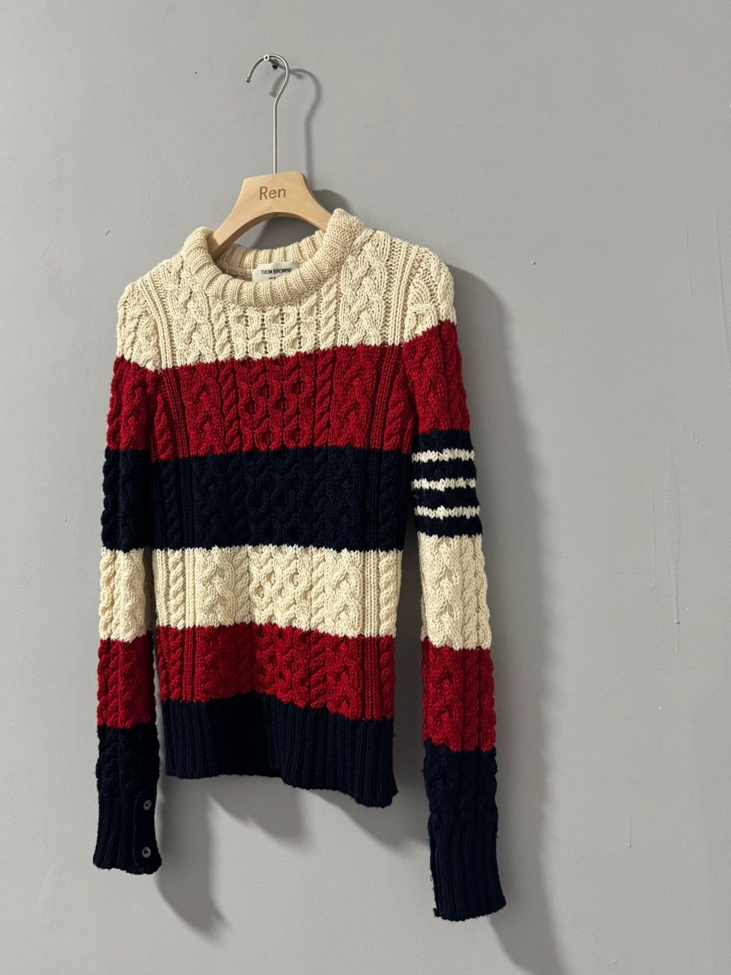Thom Browne Authentic Thom Browne Taobao Three-Color Knit Sweater Size US S / EU 44-46 / 1 - 3 Thumbnail