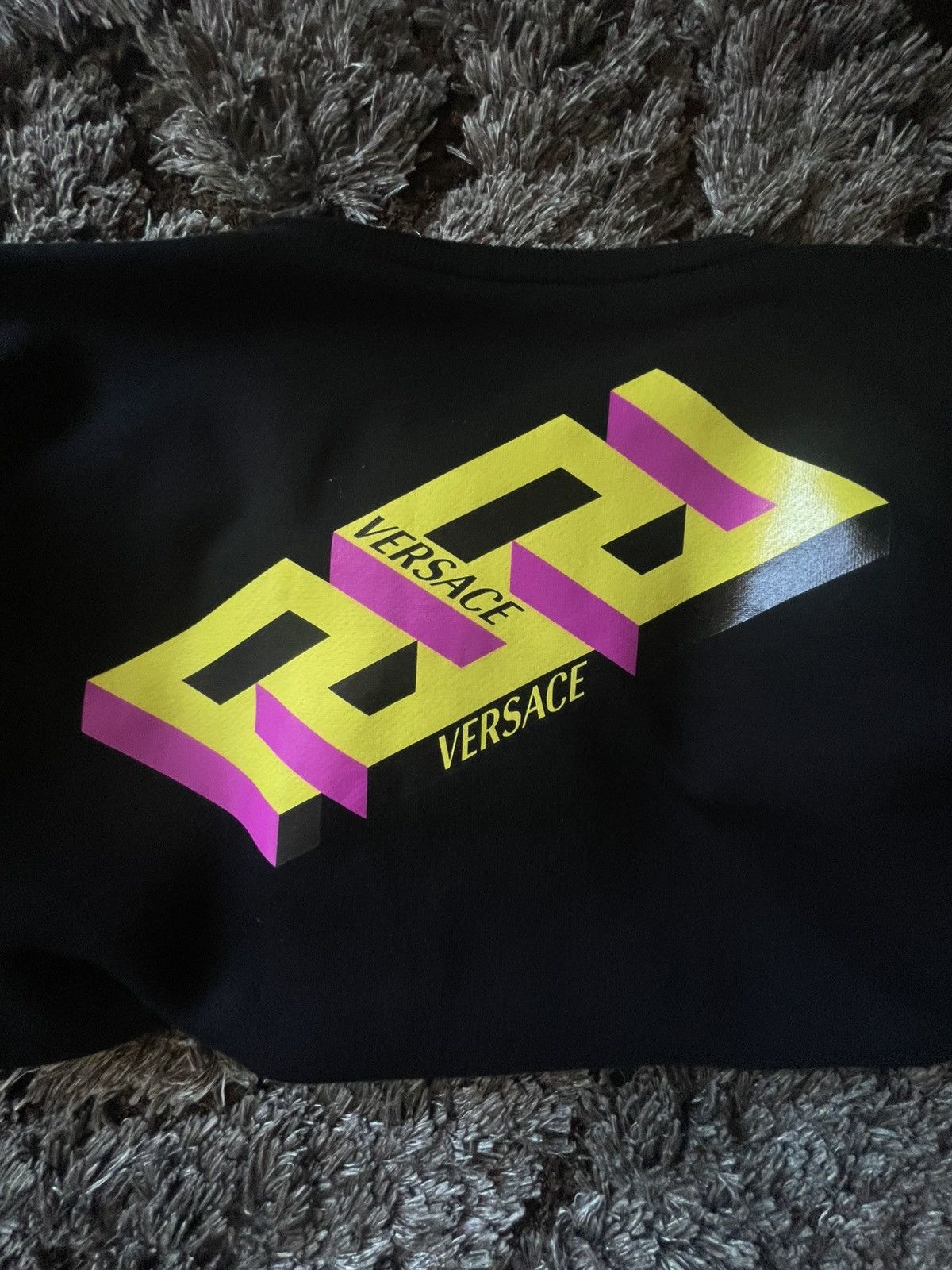 Versace Authentic Versace 3D Geometric Logo Sweatshirt Size M / US 6-8 / IT 42-44 - 5 Thumbnail