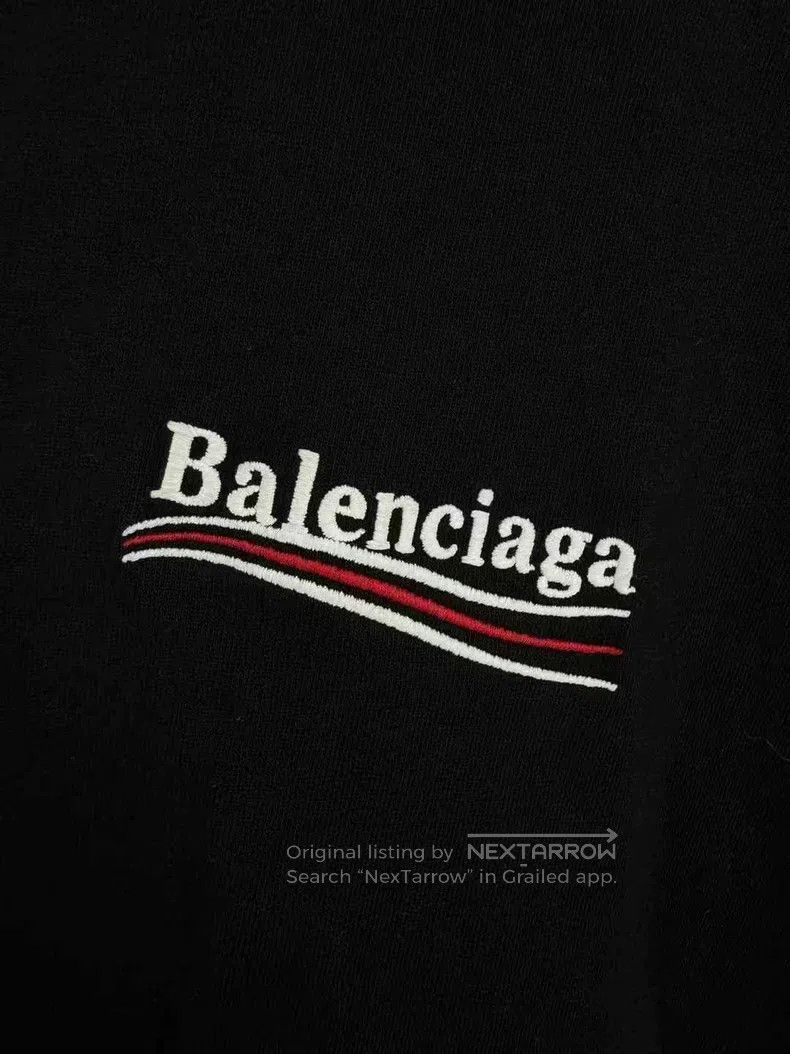 Balenciaga Balenciaga Cola Embroidered Wave Short Sleeve Size US XL / EU 56 / 4 - 3 Thumbnail