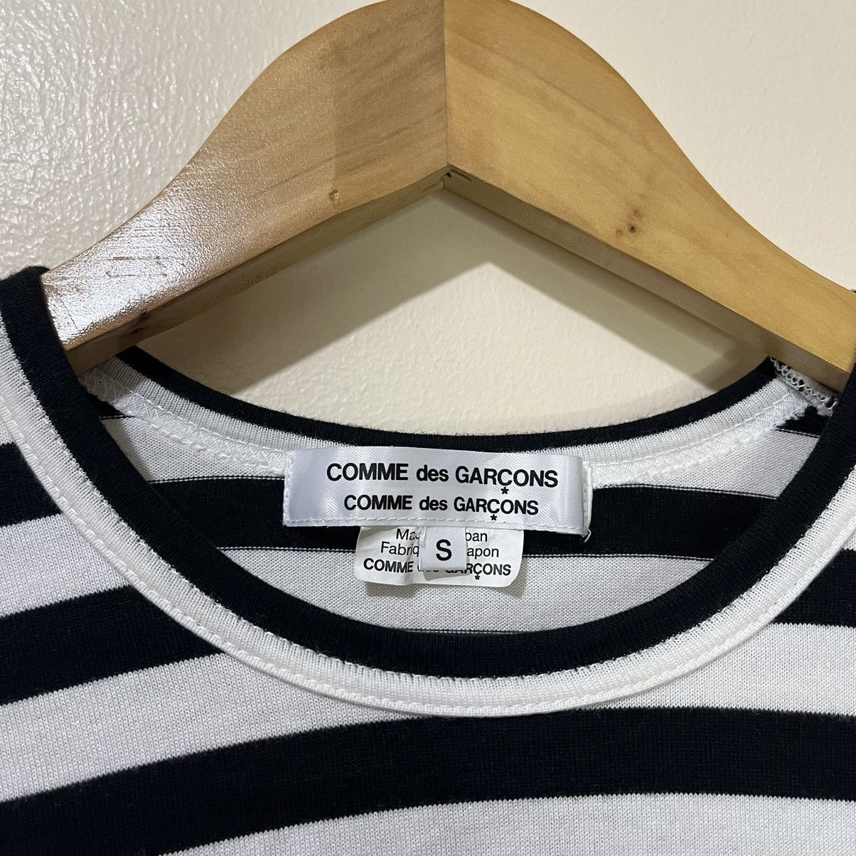 Comme des Garcons Comme des Garcons Comme des Garcons Striped Long Sleeve Tops Size S / US 4 / IT 40 - 8 Thumbnail