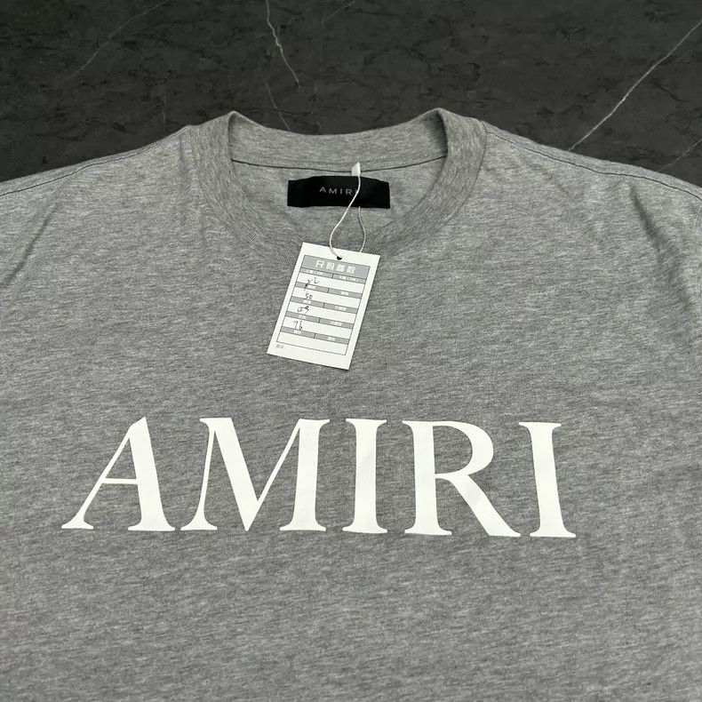 Amiri Amiri Front Letter Logo Short Sleeve T-Shirt Size US XL / EU 56 / 4 - 8 Thumbnail