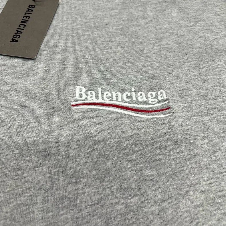 Balenciaga Balenciaga Embroidered Grey Coke Short Sleeve T-Shirt Size US S / EU 44-46 / 1 - 3 Thumbnail