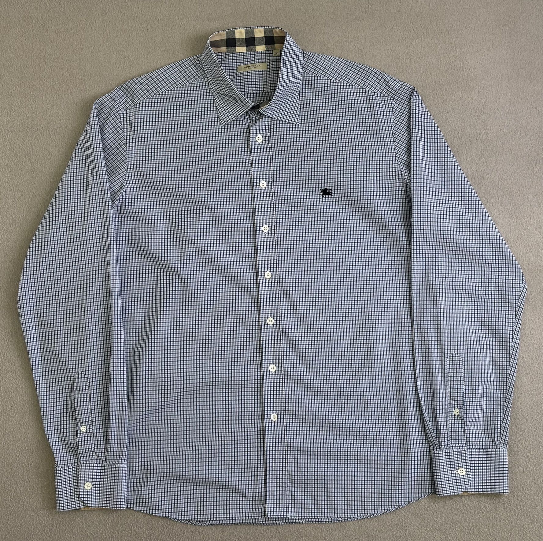 Burberry Burberry Blue Shirt Checkered size XXL Size US XXL / EU 58 / 5 - 5 Thumbnail