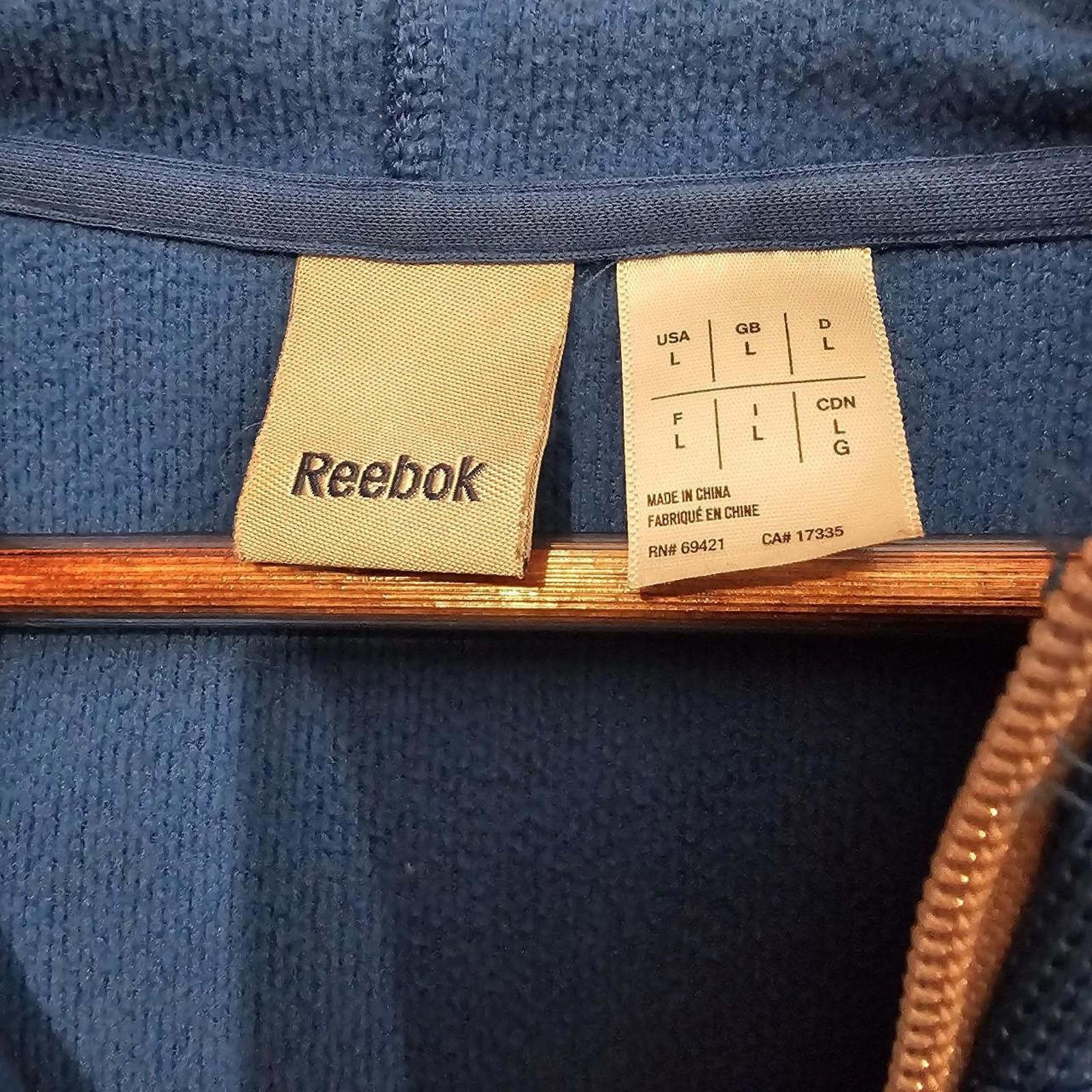 Reebok Reebok Men's Blue Jacket Size US L / EU 52-54 / 3 - 4 Thumbnail