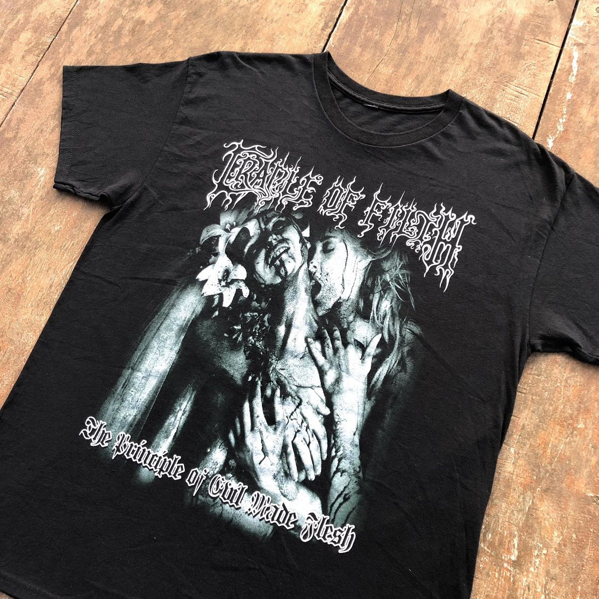 Band Tees Vintage Cradle Of Filth Tour T Shirt Size US L / EU 52-54 / 3 - 1 Thumbnail
