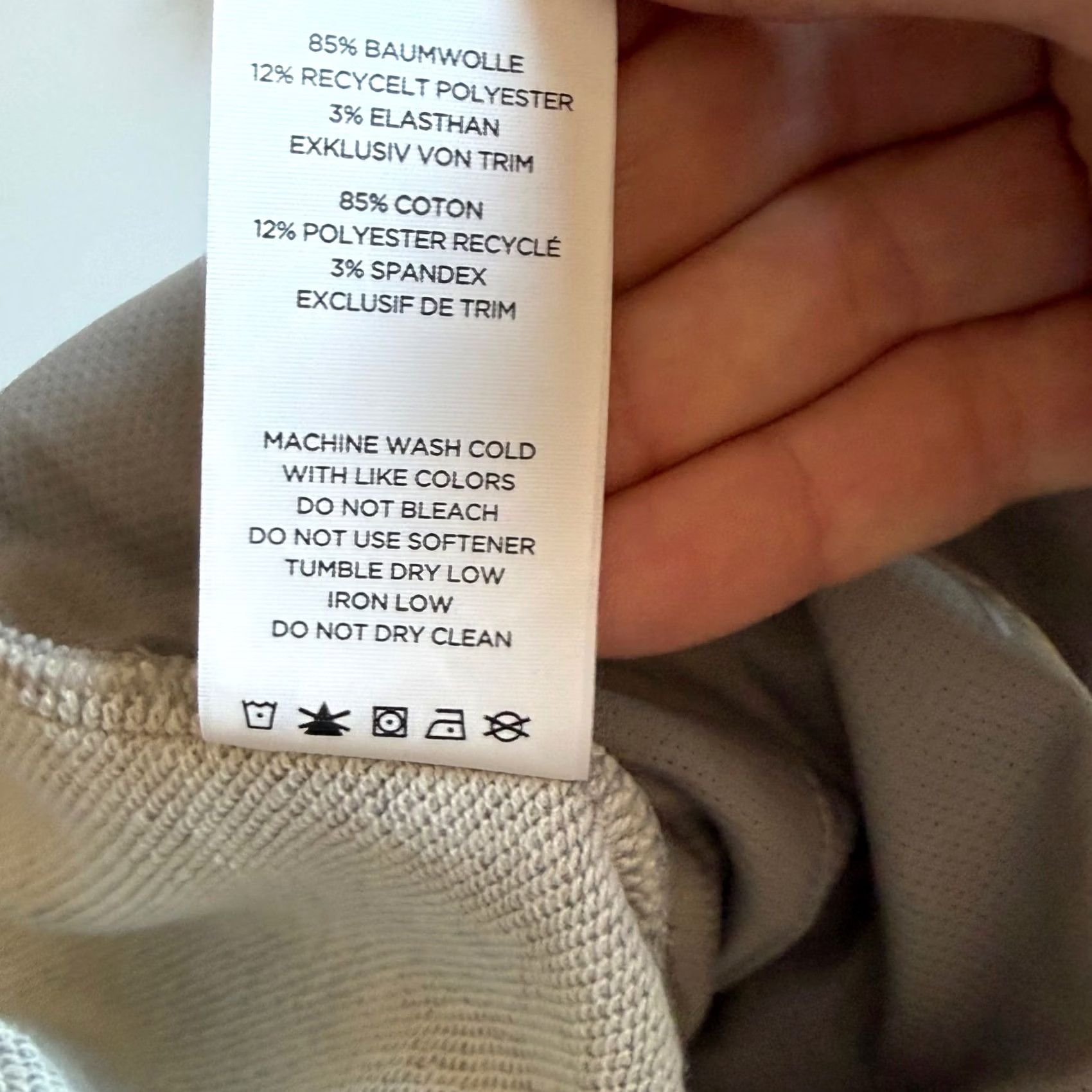 Vintage Fourlaps Rush Short M Grey Heather Cotton Blend Athletic Gym Workout Athleisure Size 32" / US 10 / IT 46 - 6 Thumbnail